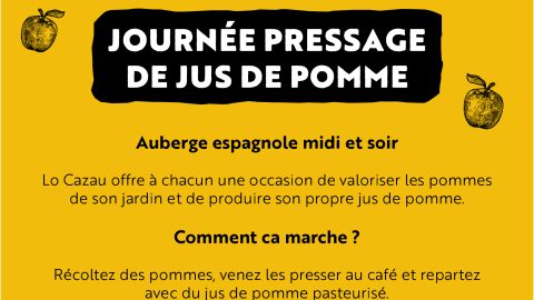 Journée pressage de Jus de pomme